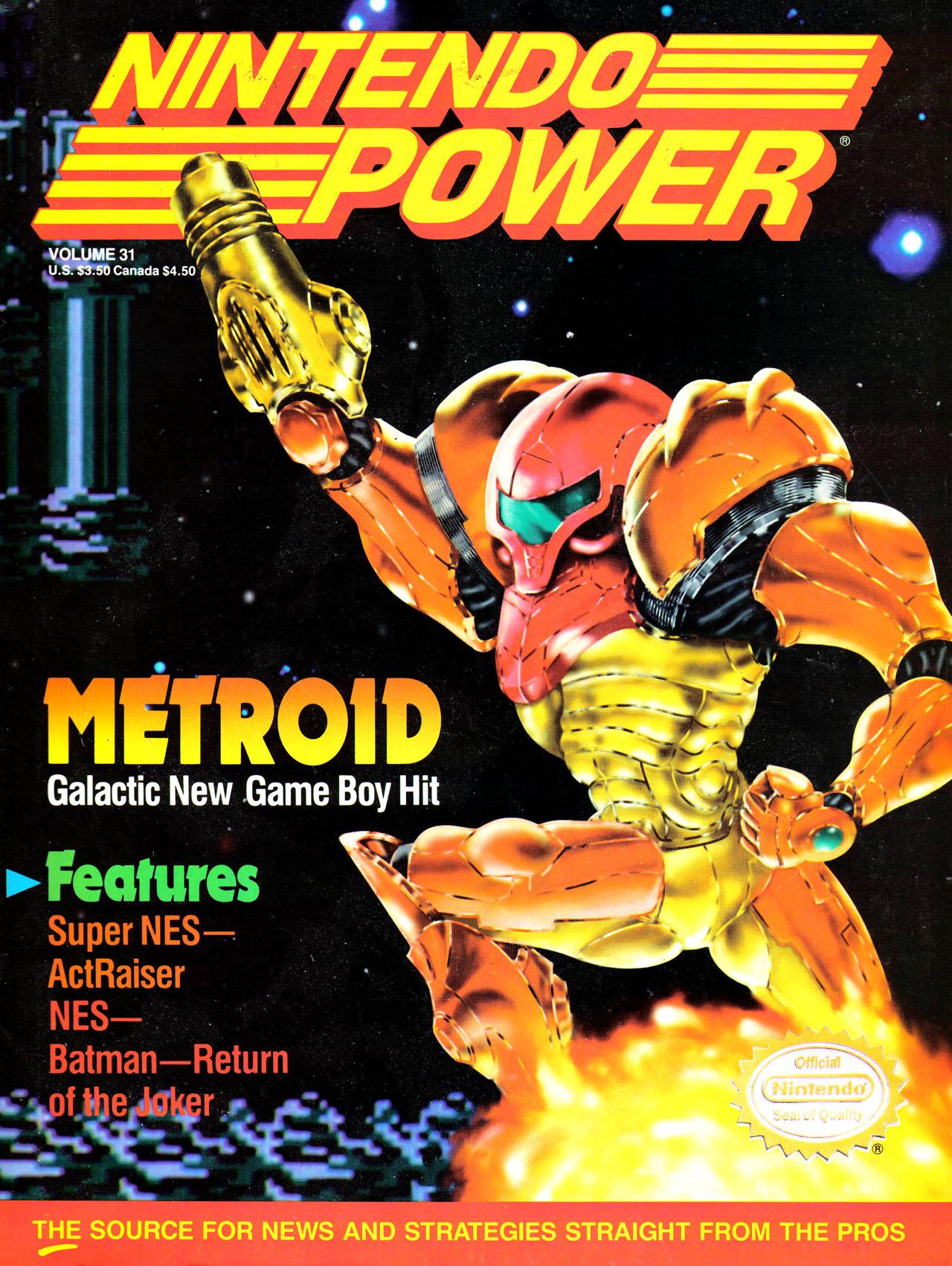 Cover for Nintendo Power 31