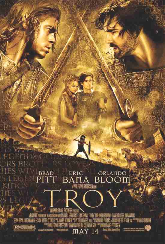 Troy Movie Poster Movie Poster for the film Troy