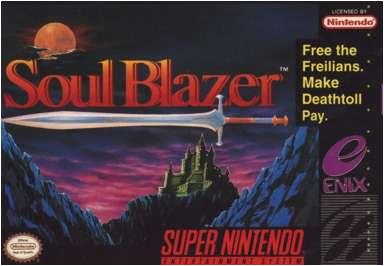 Soul Blazer US Box art