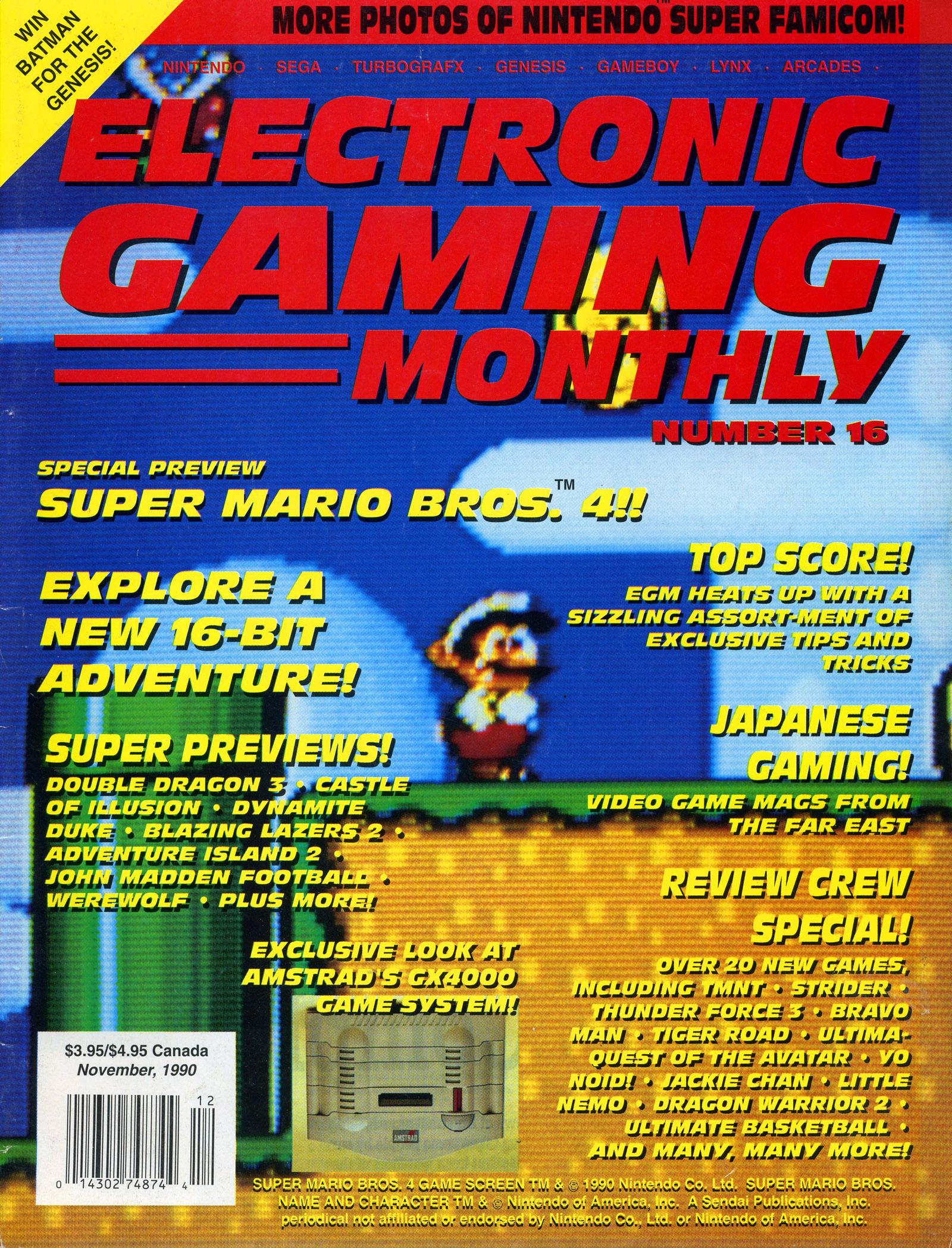 Where I Read Electronic Gaming Monthly Issue 16 Breaking it all Down