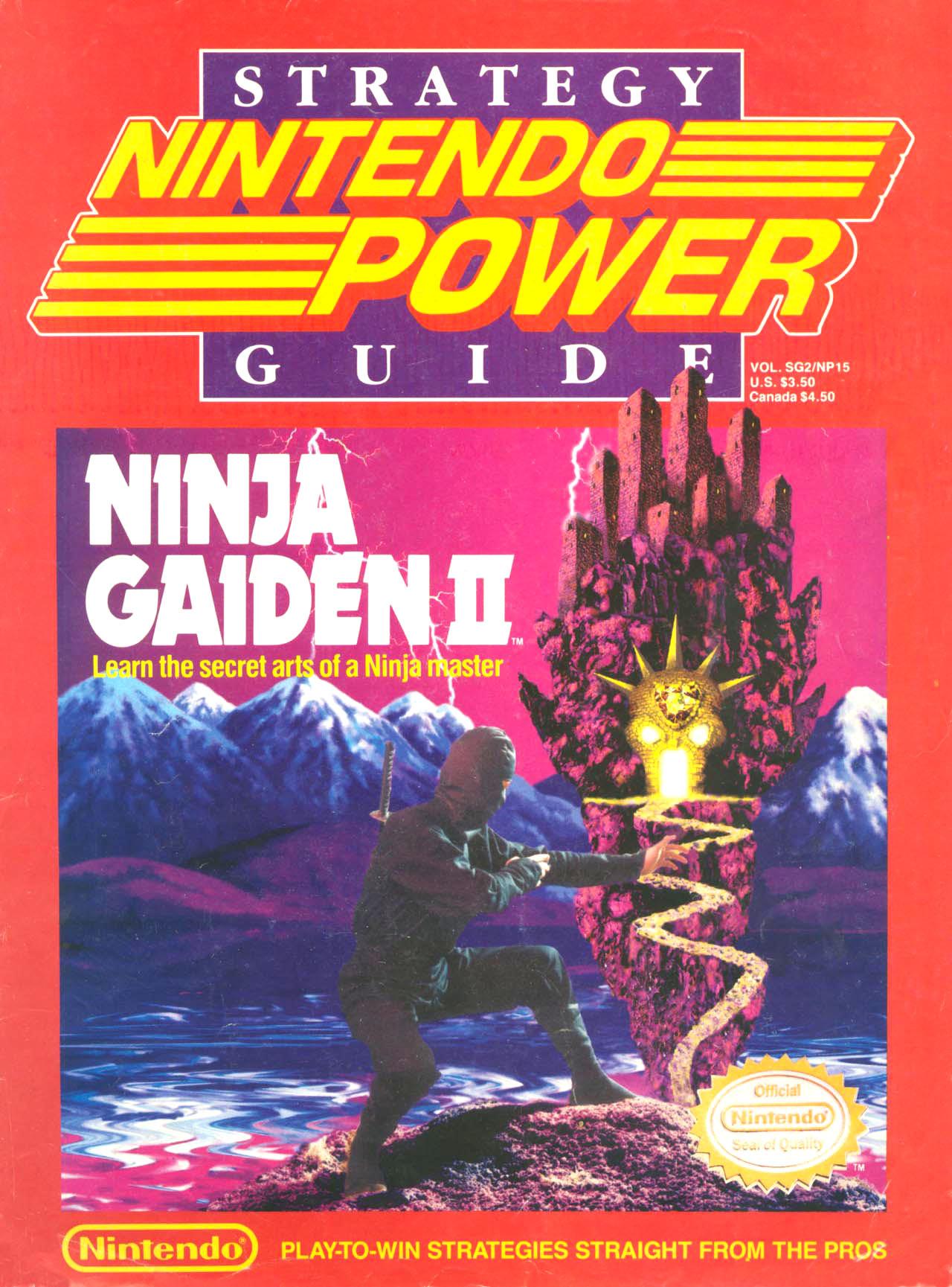 Magazine Nintendo Power Guides - Ninja Gaiden II - Dark Sword of Chaos V1 #2 (of 6) (1990_8) - Page 1