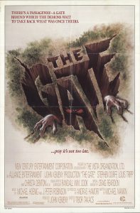 Movie poster for "The Gate"