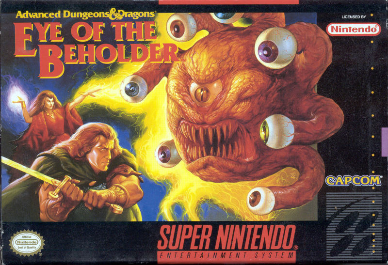 Box art of Eye of the Beholder for the SNES